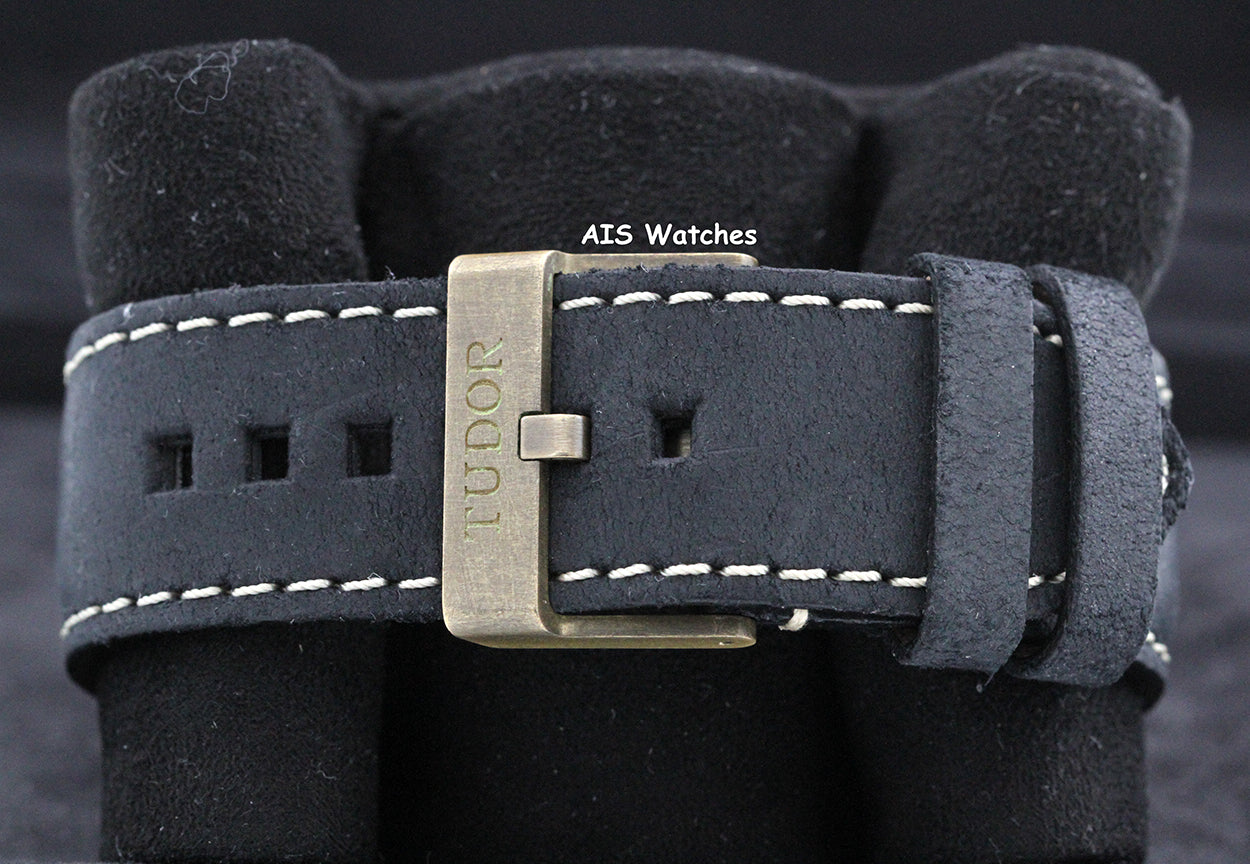 Tudor 79250BA Black Bay Bronze Black Leather Strap 43MM Box & Papers