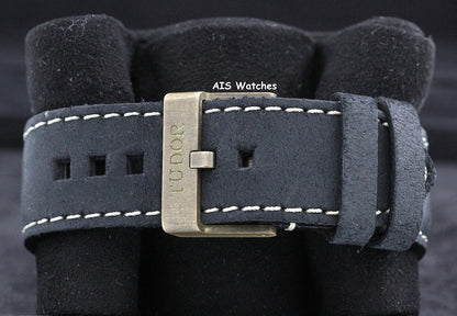 Tudor 79250BA Black Bay Bronze Black Leather Strap 43MM Box & Papers