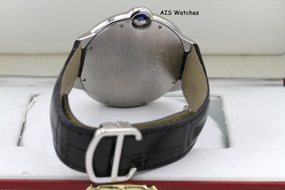 Cartier Ballon Blue de Cartier 42MM W69016Z4 Automatic SS Silver Dial B&P