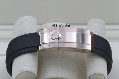 Rolex Yachtmaster 116695SATS Gem Set Bezel Everose Gold OysterFlex Strap B&P