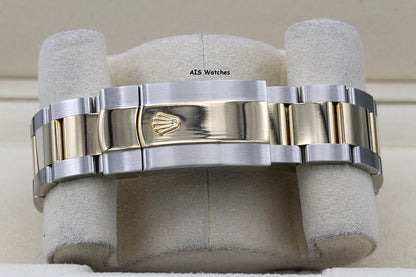 Rolex 326933 Sky-Dweller 18K Yellow Gold / SS Oyster Black Dial BP