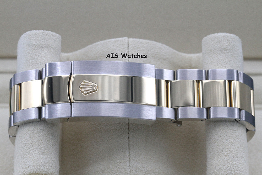 Rolex 326933 Sky-Dweller 18K Yellow Gold / SS Oyster Champagne Dial B&P