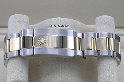 Rolex 326933 Sky-Dweller 18K Yellow Gold / SS Oyster Champagne Dial B&P
