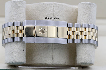 Rolex 126333 DateJust 41MM 18K YG/SS Slate Roman / Wimbeldon Dial Jubilee Bracelet B&P