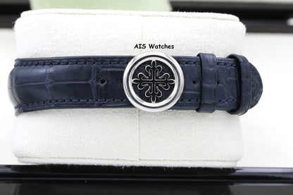 Patek Philippe 5930G World Time Chronograph White Gold Blue Dial Box & Paper