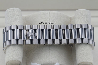 BNIB Rolex 228239 DayDate 40MM DD40 White Gold Black Stick Dial