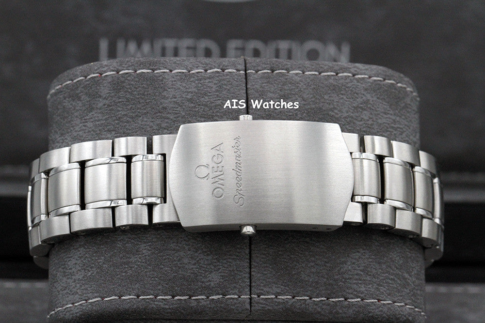 Omega Speedmaster CK2998 Blue SS Bracelet / Leather 311.33.40.30.02.001 Box&Papers