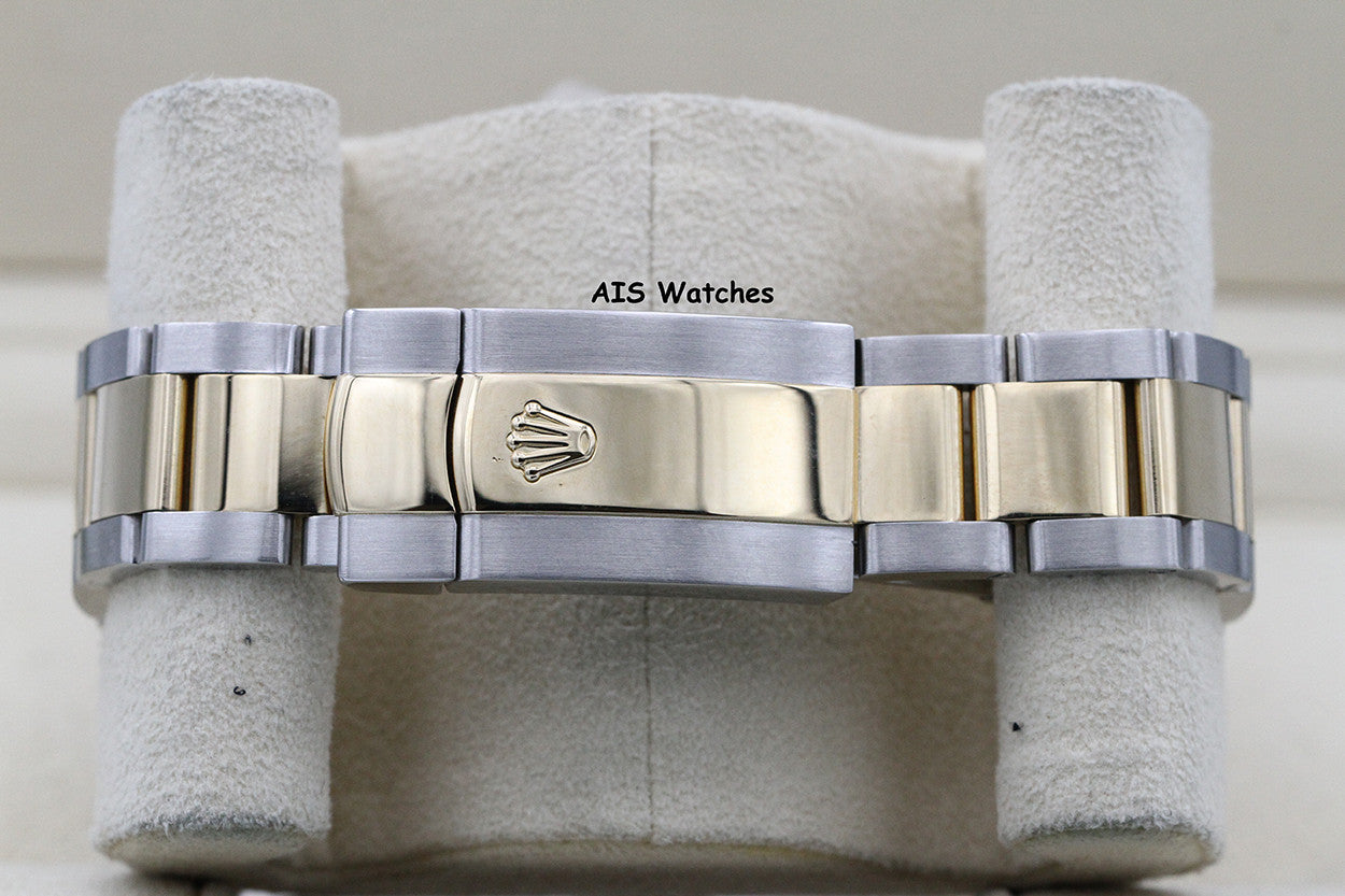Rolex 116333 DateJust II 18K YG/SS Slate Roman Wimbledon Dial Oyster Box & Papers