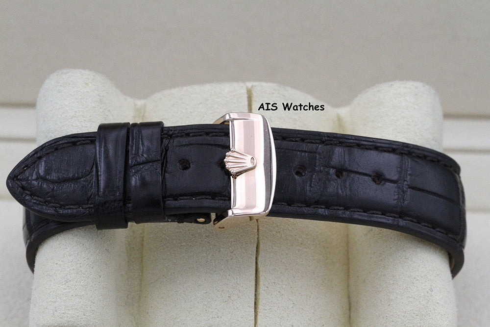 Rolex 50535 Cellini Moonphase 18K Everose Gold 39MM White Lacquer Dial BP