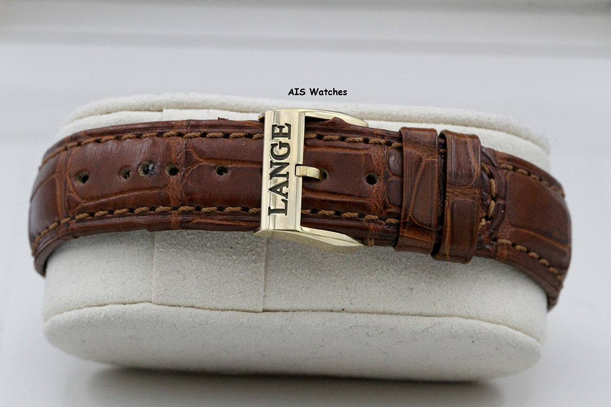 A. Lange & Sohne 1815 Moonphase F.A. Lange Homage 212.050 18K Gold 37.40MM Box & Papers
