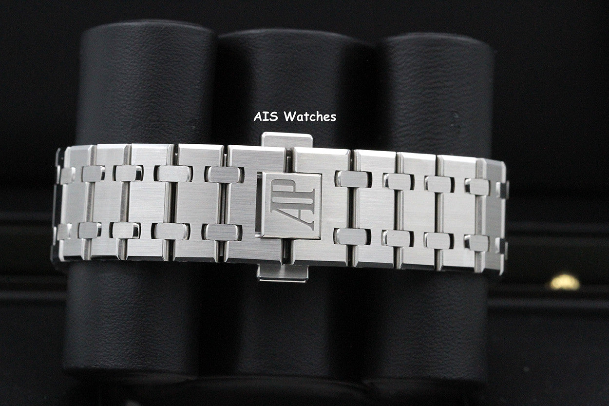 BNIB Audemars Piguet 26715ST Royal Oak Chronograph Blue Dial 38MM Box & Papers