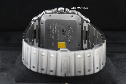 BNIB Cartier Santos De Cartier Large Steel WSSA0062 Green Dial 39.8MM B&P