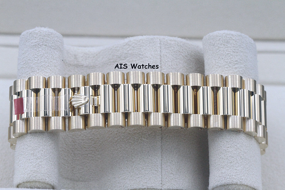 BNIB Rolex 228238 DayDate 40MM DD40 Yellow Gold Champagne Baguette Diamond Dial