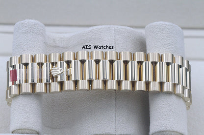BNIB Rolex 228238 DayDate 40MM DD40 Yellow Gold Champagne Baguette Diamond Dial