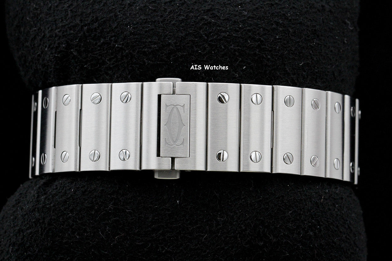 Cartier Santos De Cartier Large Steel WSSA0037 ADLC Grey Dial 41MM Box&Papers