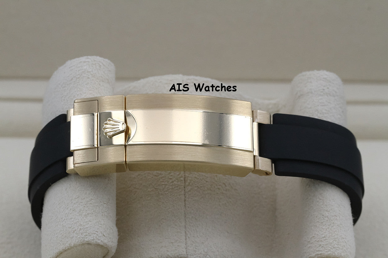 BNIB Rolex Yachtmaster 226658 18K Yellow Gold OysterFlex Strap 42MM Box & Papers