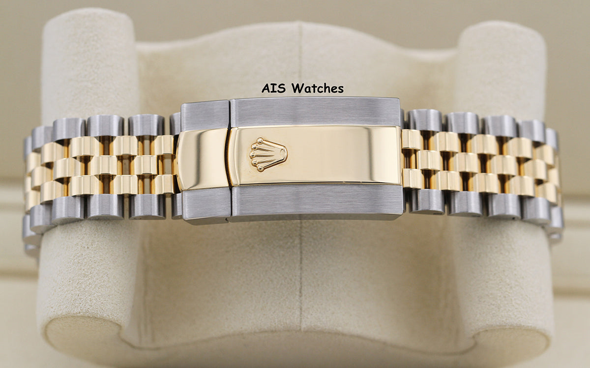 BNIB Rolex 126233 DateJust 36MM 18K YG/SS Champagne Diamond Dial Jubilee Bracelet B&P