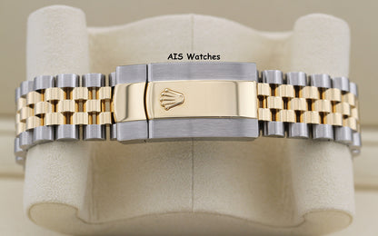 BNIB Rolex 126233 DateJust 36MM 18K YG/SS Champagne Diamond Dial Jubilee Bracelet B&P
