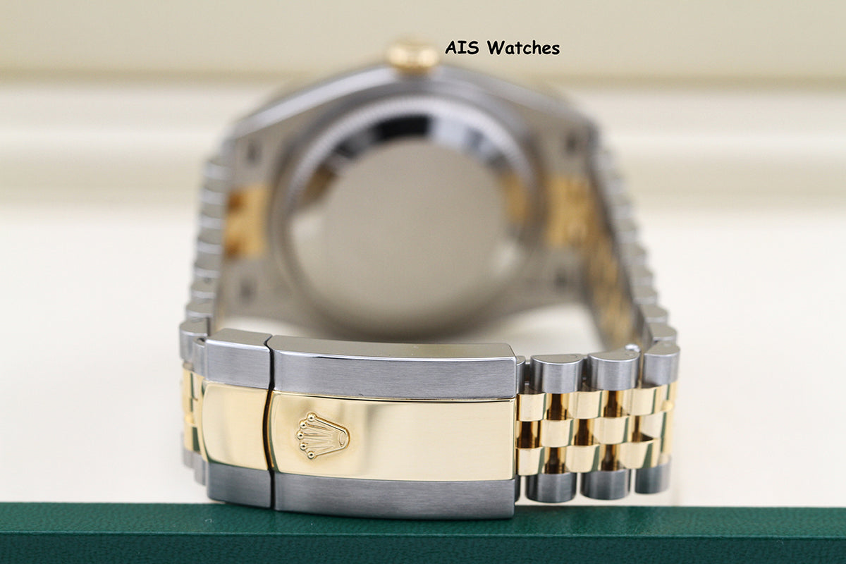 BNIB Rolex 126233 DateJust 36MM 18K YG/SS Champagne Stick Dial Jubilee Bracelet B&P
