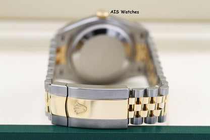 BNIB Rolex 126233 DateJust 36MM 18K YG/SS Champagne Stick Dial Jubilee Bracelet B&P