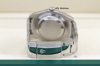 Rolex Datejust II 41MM 116334 Blue Stick Dial Stainless Steel 2017 Box & Papers