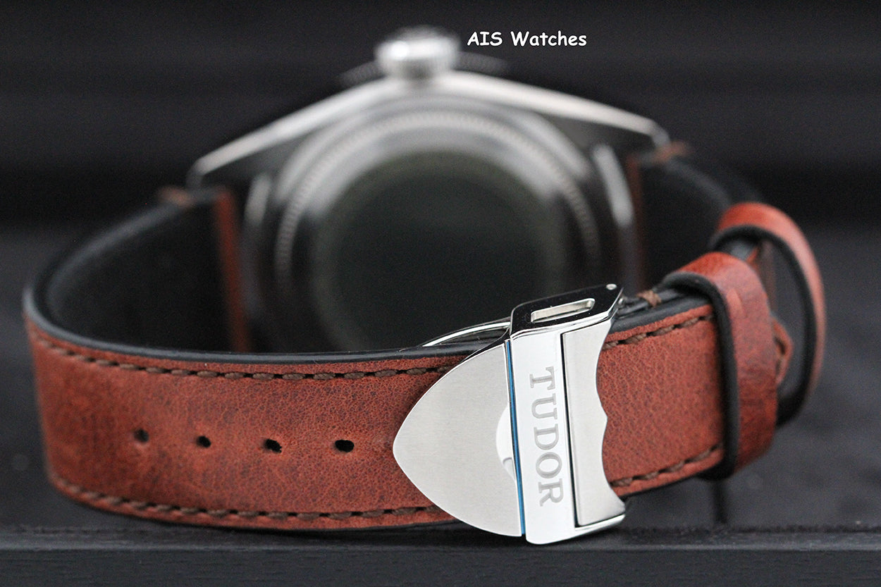 Tudor 79830RB Black Bay GMT Pepsi Stainless Leather Strap Box & Paper