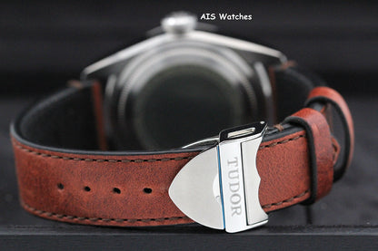 Tudor 79830RB Black Bay GMT Pepsi Stainless Leather Strap Box & Paper