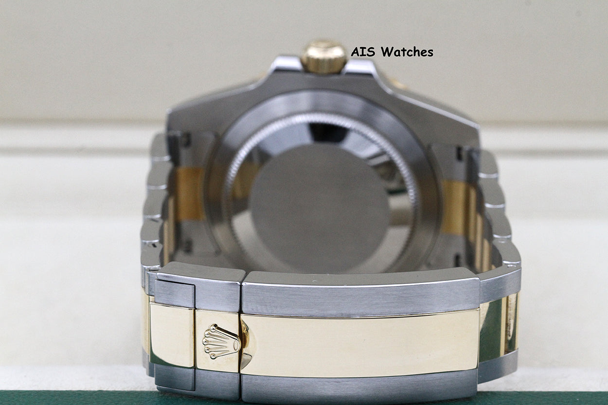 Rolex Submariner 18K YG/SS 116613LB SunBurst Blue Dial Ceramic 40MM 2018 B&P