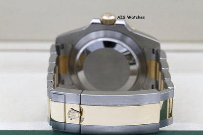 Rolex Submariner 18K YG/SS 116613LB SunBurst Blue Dial Ceramic 40MM 2018 B&P