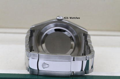 Rolex Datejust II 41MM 116300 Blue Stick Dial Stainless Steel Box & Papers