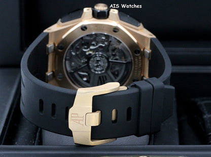 Audemars Piguet 26420RO.OO.A002CA.01 Royal Oak Offshore Rose Gold 43MM Black BP