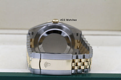 Rolex 126333 DateJust 41MM 18K YG/SS Black Stick Dial Jubilee Bracelet 2021 B&P