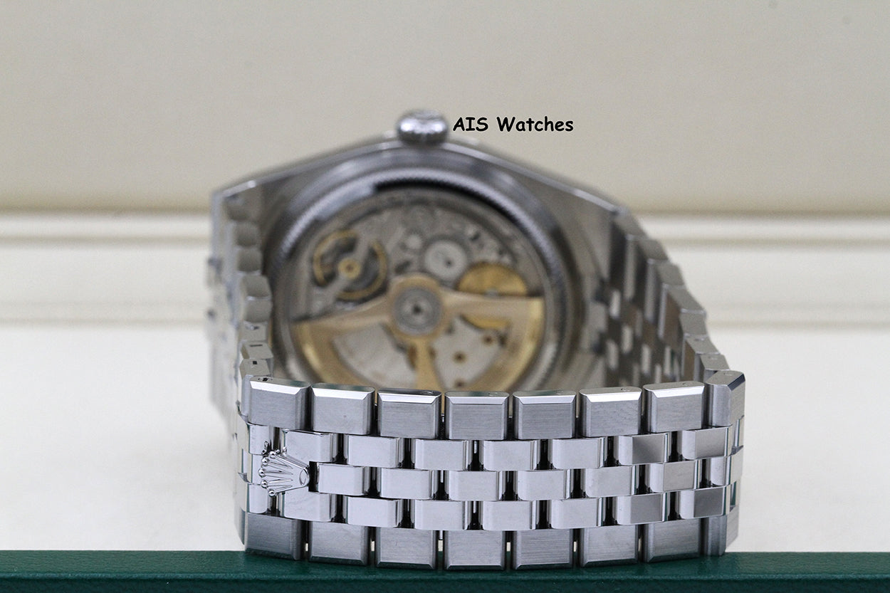 BNIB Rolex 127334 Land Dweller 40MM White Dial Stainless Steel Flat Jubilee B&P