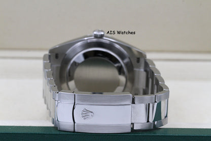 Rolex Datejust 41MM 126300 Black Stick Dial Oyster Bracelet 2021 B&P