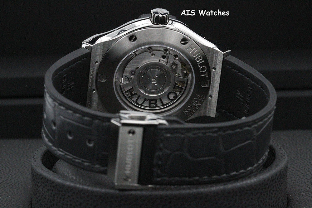 BNIB Hublot Classic Fusion Titanium 565.NX.7071.RX Racing Grey Rhodium Dial 38MM