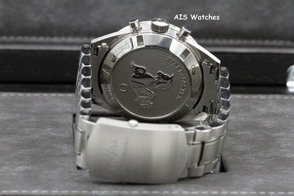 Omega Speedmaster CK2998 Blue SS Bracelet / Leather 311.33.40.30.02.001 Box&Papers