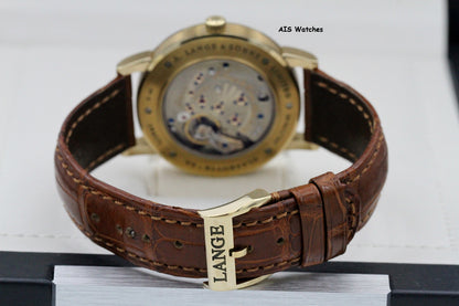 A. Lange & Sohne 1815 Moonphase F.A. Lange Homage 212.050 18K Gold 37.40MM Box & Papers