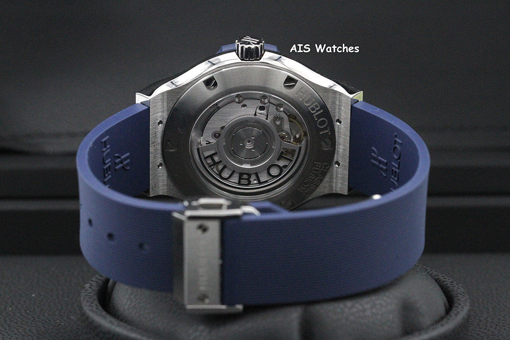 BNIB Hublot Classic Fusion Titanium 565.NX.7170.RX Blue Dial 38MM