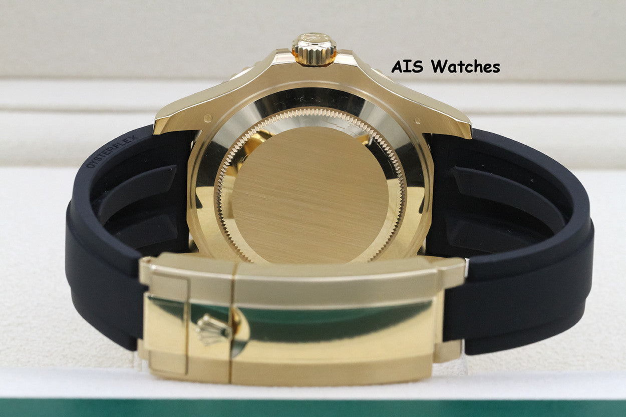 BNIB Rolex Yachtmaster 226658 18K Yellow Gold OysterFlex Strap 42MM Box & Papers
