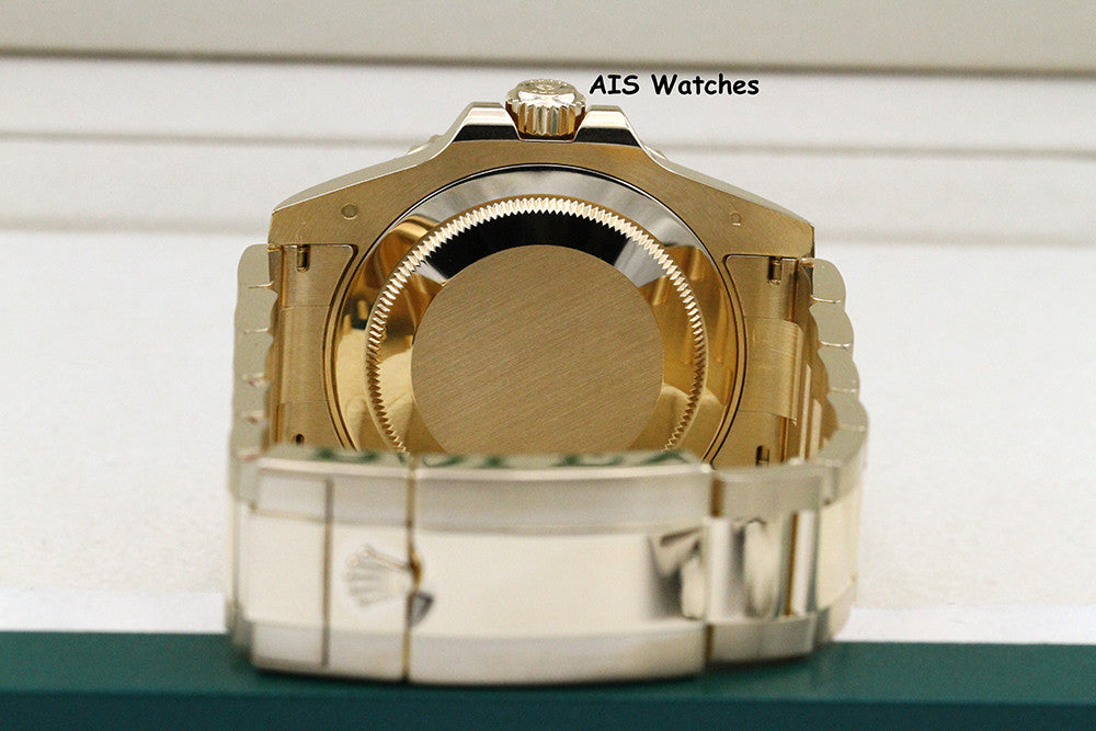 Rolex GMT-Master II 116718 LN 18K Yellow Gold Black Dial Black