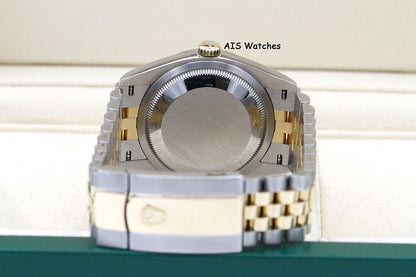Rolex 126233 DateJust 36MM 18K YG/SS Champagne Stick Dial Jubilee Bracelet B&P