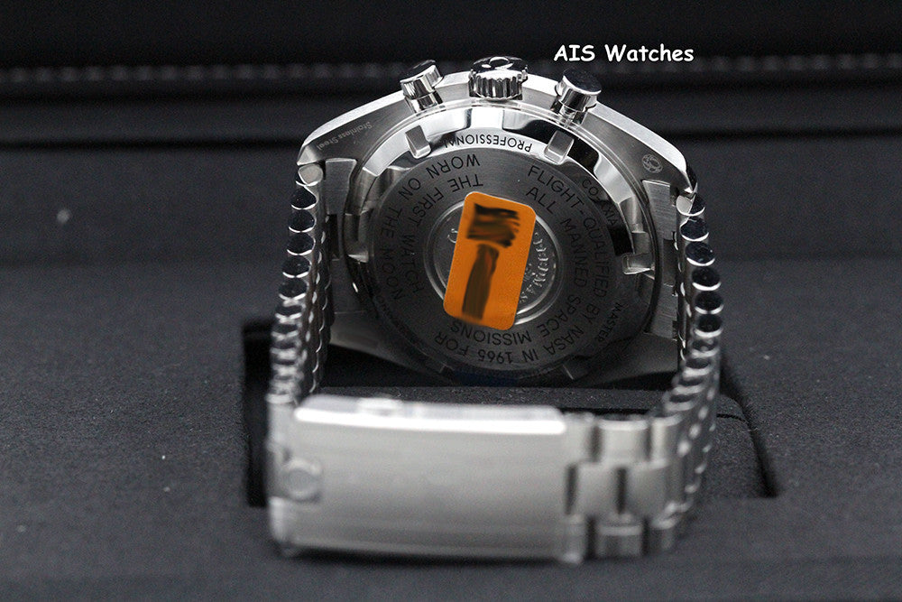 BNIB Omega SpeedMaster 3861 Moon Watch 310.30.42.50.01.001 Hesalite Crystal B&P