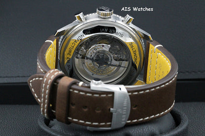 Breitling Super AVI B04 AB04452A1L1X1 Chronograph GMT 46 Curtiss Warhawk B&P