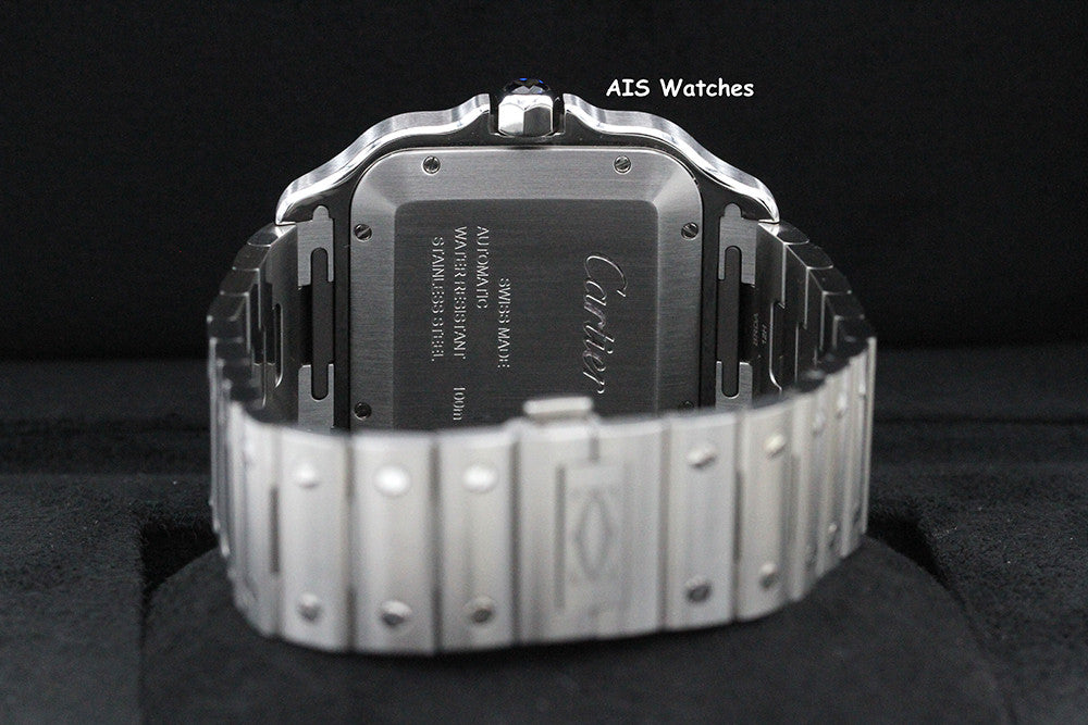BNIB Cartier Santos De Cartier Large Steel WSSA0030 Blue Dial 39.8MM B&P