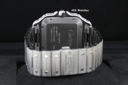 BNIB Cartier Santos De Cartier Large Steel WSSA0030 Blue Dial 39.8MM B&P