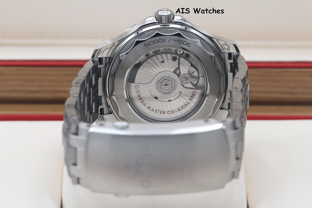 BNIB Omega Seamaster 300M SS 42MM Diver Blue Wave Dial 210.30.42.20.03.001 B&P