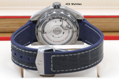 Omega Seamaster Planet Ocean 600M 215.33.40.20.03.001 39.5MM Blue Dial B&P