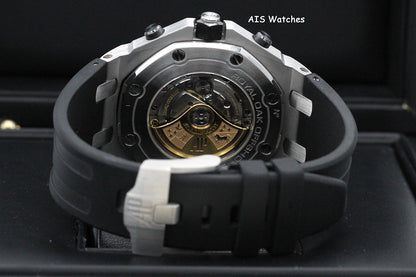 Audemars Piguet 26470ST Safari Royal Oak Offshore Chronograph 42MM Box & Papers