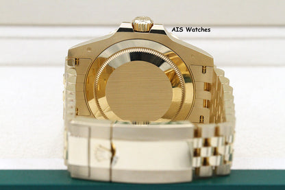 BNIB Rolex GMT-Master II 126718GRNR 18K Yellow Gold Black Dial Jubilee B&P