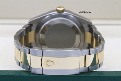 Rolex 326933 Sky-Dweller 18K Yellow Gold / SS Oyster Black Dial BP